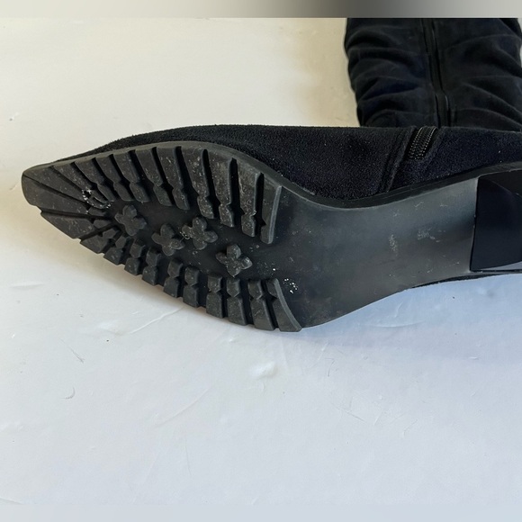 Women’s Black Slouchy Heeled Boots | Approx. Size 9-10 - Picture 10 of 16